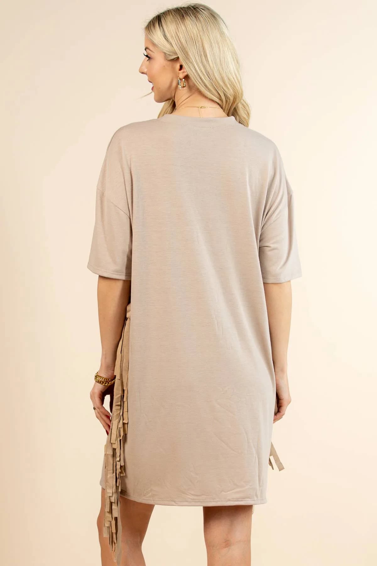 Kyona Go Wild Boots Print T Shirt Dress