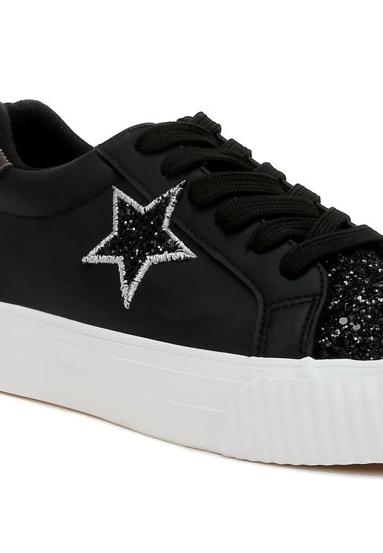 Merida Glitter Patch Chunky Sneakers