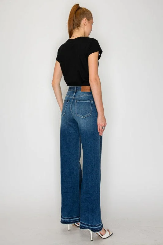 AT2005WDM - HIGH RISE FLARE JEANS