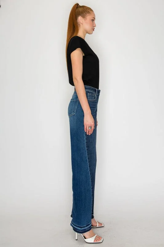AT2005WDM - HIGH RISE FLARE JEANS
