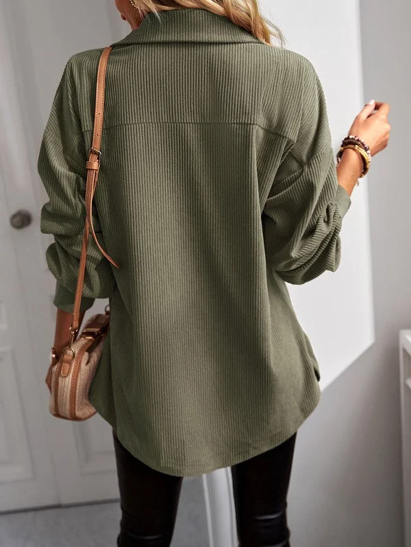 Womens Shacket Jacket Shirts Blouses Tops
