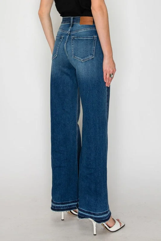 AT2005WDM - HIGH RISE FLARE JEANS