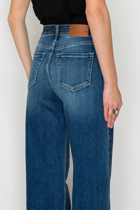 AT2005WDM - HIGH RISE FLARE JEANS